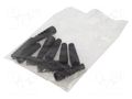 Strain relief; RG58; black; Application: BNC plug; 10pcs. MH CONNECTORS RG58SRB-BK