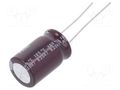 Capacitor: electrolytic; low ESR; THT; 220uF; 63VDC; Ø12.5x20mm NICHICON UPM1J221MHD