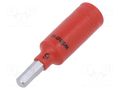 Socket; hex key,insulated,socket spanner; HEX 6mm; 1/4"; 1kV WIHA WIHA.43112