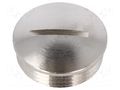 Stopper; PG16; IP54; brass; Plating: nickel; SKINDICHT®; Thread: PG LAPP LP-52003420