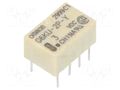 Relay: electromagnetic; DPDT; Ucoil: 3VDC; Icontacts max: 1A; G6K OMRON Electronic Components G6KU-2P-Y-3DC