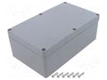 Enclosure: multipurpose; X: 120mm; Y: 200mm; Z: 75mm; ABS; light grey GAINTA A3735-IP68
