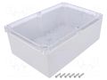 Enclosure: multipurpose; X: 160mm; Y: 240mm; Z: 90mm; polycarbonate GAINTA G2018C-IP67
