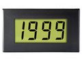 Voltmeter; digital,mounting; 0÷500V; on panel; snap fastener; LED LASCAR DPM970