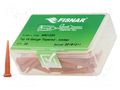 Needle: plastic; 1.25"; Size: 15; straight,conical; 1.37mm FISNAR FIS-15H