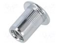 Rivet nut; M8; steel; Ømount.hole: 11mm; L: 17mm; 10pcs. BETA 1742R-A-M8