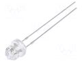 LED; yellow; 4.85mm; blinking; 500÷750mcd; 3÷5VDC; 20mA; 1.8Hz OPTOSUPPLY OSY5RSEDD1A-1.8HZ