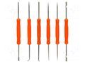 Kit: scrapers; 185mm; 6pcs. BEST BST-SA-10