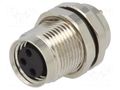 Connector: M8; female; PIN: 3; straight; for panel mounting; socket DEGSON ELECTRONICS SM8-S52C-A3Z-0