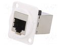 Coupler; FT; Cat: 6; shielded; 8p8c; RJ45 socket,both sides CLIFF CP30222SW
