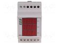 Voltmeter; digital,mounting; 100÷265V; for DIN rail mounting F&F DMV-3RMS