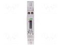 Counter; analogue,mounting; for DIN rail mounting; single-phase F&F LE-01
