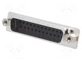 Connector: D-Sub; PIN: 25; plug; male; for cable; crimped; black ENCITECH DBC25-SP-J
