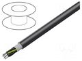 Wire; HELUTHERM® 145 MULTI; 8G0.25mm2; stranded; Cu; black HELUKABEL THERM145-8G0.25