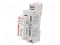 Relay: installation; bistable,impulse; SPDT; 16A; 90x17.5x64.6mm RELPOL RPB-1PM-U24