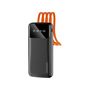 Dudao K6Pro Universal 10000mAh Power Bank with USB Cable, USB Type C, Lightning Black (K6Pro-black), Dudao 6973687242695 6973687242695