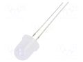 LED; white cold; 8mm; 12000÷14400mcd; 30°; Front: convex OPTOSUPPLY OSW44K8132A