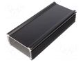 Enclosure: shielding; X: 106mm; Y: 240mm; Z: 56mm; aluminium; black TAKACHI TKC-AWN11-6-24EBB