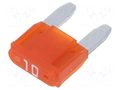 Fuse: fuse; 10A; 32VDC; automotive; 10.9mm; MINI; tin alloy ESKA 341827