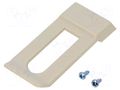 Holder; light grey; CLIPS; 60x20x6mm SUPERTRONIC CL001L