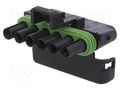 Connector: wire-wire; plug; female; Weather Pack; PIN: 6; for cable APTIV 12020926
