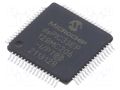 IC: dsPIC microcontroller; 128kB; 16kBSRAM; TQFP64; DSPIC; 0.5mm MICROCHIP TECHNOLOGY 33EP128MC206-I/PT