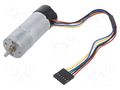 Motor: DC; with encoder,with gearbox; HP; 6VDC; 6.5A; 460rpm POLOLU POLOLU-4803