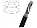 Wire: test lead cable; hybrid,MOTIONLINE® ADVANCED; black; PUR NEXANS 13-MY21Z12P-N1