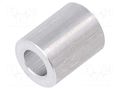 Spacer sleeve; 10mm; cylindrical; aluminium; Out.diam: 8mm DREMEC DR338/4.3X10