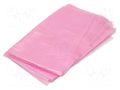 Waste bag; ESD; 23um; 40l; 10pcs; polyetylene; pink EUROSTAT GROUP ERS-410950007