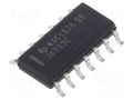 IC: video amplifier; programmable gain; 6VDC; Ch: 2; SO14; 3.6mA TEXAS INSTRUMENTS UA733CD