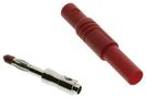 SAFETY PLUG, 24A, 4MM, CABLE, RED 934097101