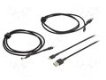 Cable; USB 2.0; Apple Lightning plug,USB A plug; black; 480Mbps GREEN CELL GC-KABGCSET05