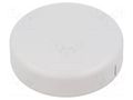 Enclosure: for alarms; Z: 20.3mm; ABS; grey; 1551SNAP; Ø: 80mm; IP30 HAMMOND HM-1551SNAP13GY