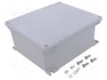 Enclosure: multipurpose; X: 168mm; Y: 192mm; Z: 80mm; aluminium; grey ILME ILME-APV14