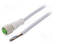 Cable: for sensors/automation; M12; PIN: 4; straight; 20m; plug MURR ELEKTRONIK 7014-12221-2142000