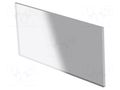 Front panel; for enclosures; Panel colour: transparent ITALTRONIC IT-06.3520000