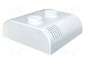 Enclosure: wall mounting; X: 80mm; Y: 80mm; Z: 25mm; ABS; white ITALTRONIC IT-61.6032000