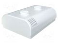 Enclosure: wall mounting; X: 80mm; Y: 120mm; Z: 33.2mm; ABS; white ITALTRONIC IT-61.6052103