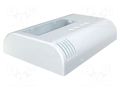 Enclosure: wall mounting; X: 80mm; Y: 120mm; Z: 25mm; ABS; white ITALTRONIC IT-61.6090004
