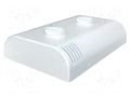 Enclosure: wall mounting; X: 80mm; Y: 120mm; Z: 25mm; ABS; white ITALTRONIC IT-61.6092200
