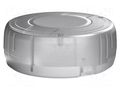 Enclosure: for alarms; Z: 40mm; ABS; semi-transparent; Ø: 95mm ITALTRONIC IT-61.6100004