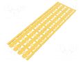 Label; 7÷40mm; polyamide 66; yellow; -50÷120°C; VT SFX; cable ties WEIDMÜLLER WM-1727740004