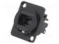 Connector: fiber optic; coupler; MTP,both sides; metal; FT CLIFF CP30245MB