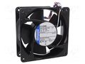 Fan: DC; axial; 24VDC; 119x119x38mm; 260m3/h; 60dBA; ball; 5000rpm EBM-PAPST 4114N/2HH