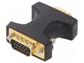 Adapter; Support: FullHD 3D; black; Input: D-Sub 15pin HD  plug VENTION DDEB0