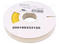 Heat shrink sleeve; glueless; 3: 1; 9.5mm; L: 13m; yellow WEIDMÜLLER WM-1489570000