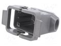 Enclosure for connectors: HDC; Gland: PG16 HARTING 09300101531
