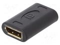 Adapter; DisplayPort 1.4,HDCP 2.2; black LOGILINK CV0145