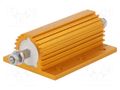 Resistor: wire-wound; with heatsink; 10Ω; 85W; ±5%; 50ppm/°C SR PASSIVES AHP85W-10RJ